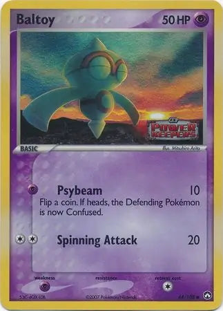 EX Power Keepers Baltoy #44/108 reverse holo